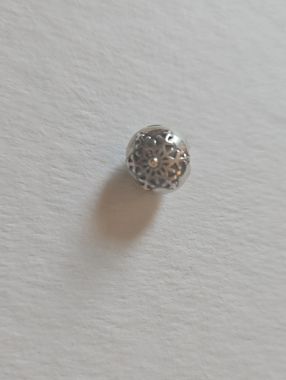 Pandora Sterling Silver Snowflake Clip Charm